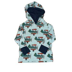 Maxomorra Hoodie Airplanes Size 86/92 18-24 Months
